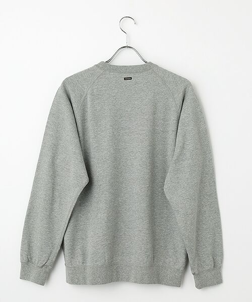 PAPAS / パパス スウェット | フレンチテリーミニ裏毛 ペンギン刺繍 クルーネックトレーナー | 詳細2