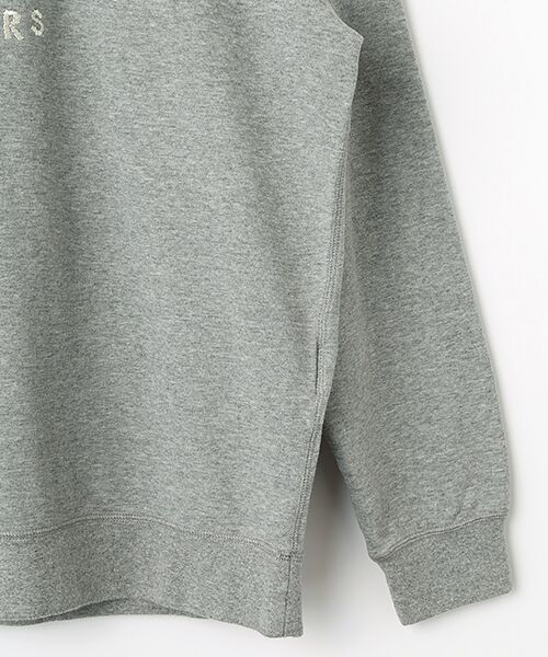 PAPAS / パパス スウェット | フレンチテリーミニ裏毛 ペンギン刺繍 クルーネックトレーナー | 詳細4