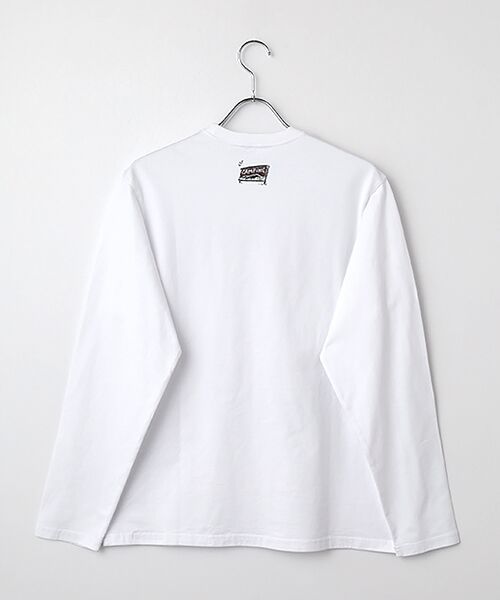 PAPAS / パパス Tシャツ | 40/2CLASSIC天竺 キャンプドッグ 長袖Tシャツ | 詳細1