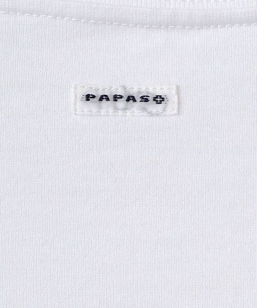 PAPAS / パパス Tシャツ | 40/2CLASSIC天竺 ペンギン刺繍 長袖Tシャツ | 詳細2