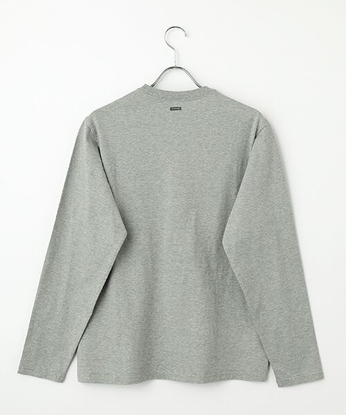 PAPAS / パパス Tシャツ | 40/2CLASSIC天竺 ペンギン刺繍 長袖Tシャツ | 詳細3