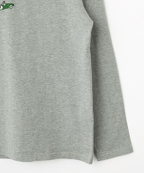 PAPAS / パパス Tシャツ | 40/2CLASSIC天竺 ペンギン刺繍 長袖Tシャツ | 詳細5