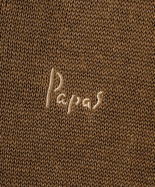 PAPAS / パパス ニット・セーター | ユーロリネン天竺10G Vネックセーター | 詳細3