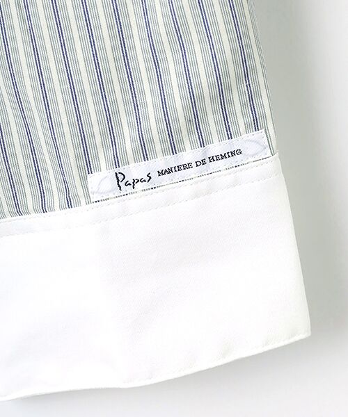 PAPAS / パパス シャツ・ブラウス | スビンゴールドシュプリーム クレリックシャツ | 詳細5