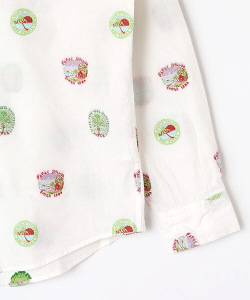 PAPAS / パパス シャツ・ブラウス | Papas40周年記念 コットン/リネン カットジャガードシャツ | 詳細3