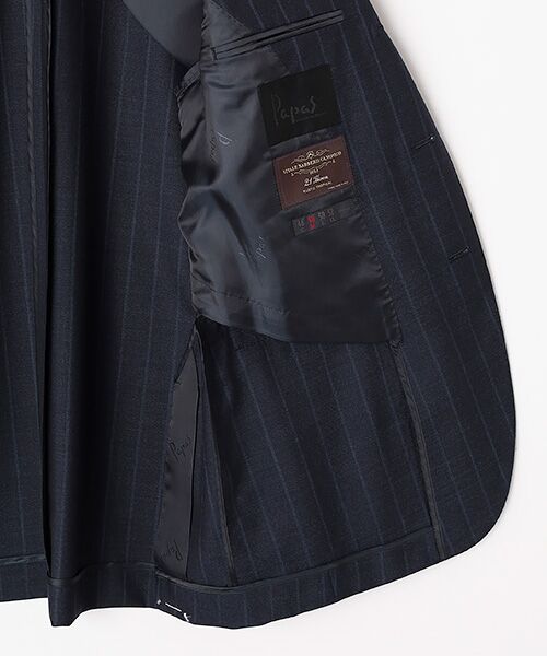 PAPAS / パパス テーラードジャケット | <VITALE BARBERIS CANONICO>ラスティックトロピカル シングルジャケット | 詳細6