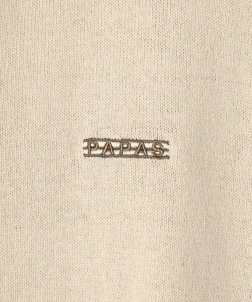 PAPAS / パパス カーディガン・ボレロ | モンサンミッシェル天竺12G ニットカーディガン | 詳細1