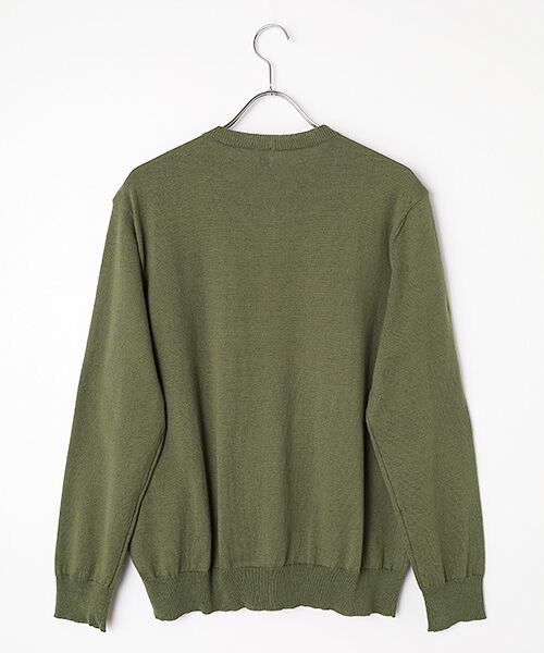 PAPAS / パパス カーディガン・ボレロ | モンサンミッシェル天竺12G ニットカーディガン | 詳細3