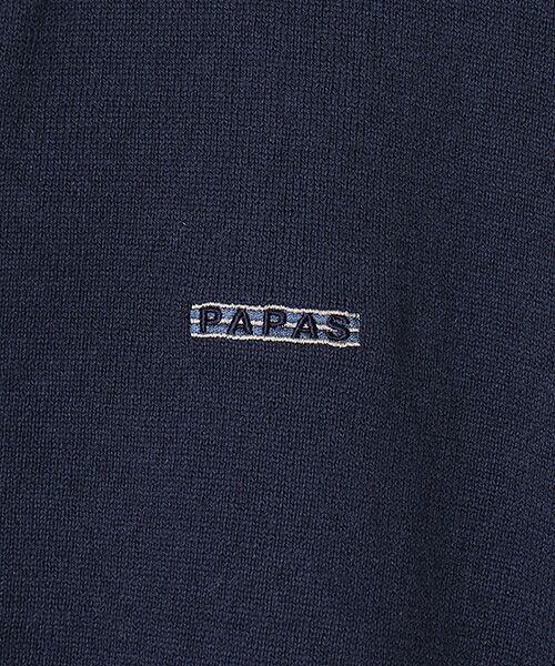 PAPAS / パパス カーディガン・ボレロ | モンサンミッシェル天竺12G ニットカーディガン | 詳細9