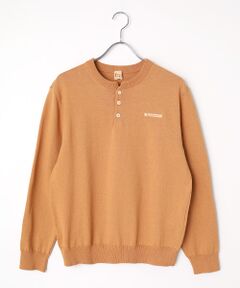 PAPAS / パパス ニット・セーター | モンサンミッシェル天竺12G ヘンリーネックセーター