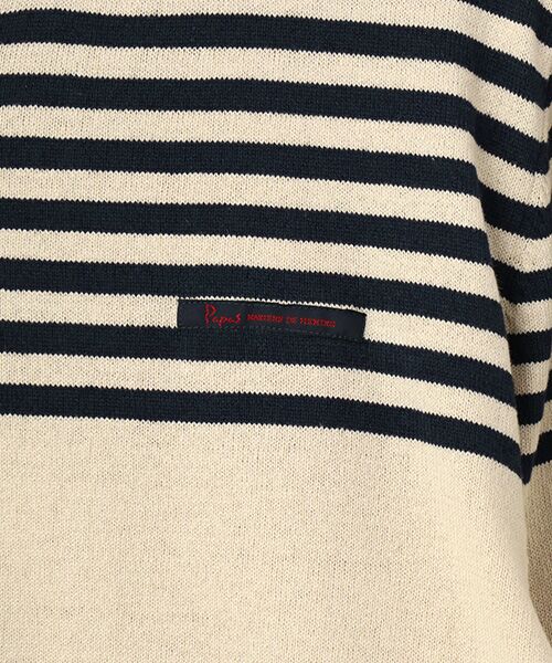 PAPAS / パパス ニット・セーター | モンサンミッシェル天竺12G ヘンリーネックセーター | 詳細9