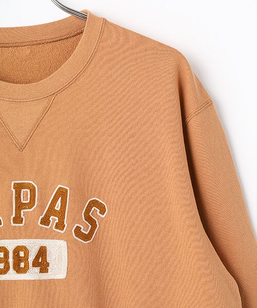 PAPAS / パパス スウェット | モンサンミッシェル爽 1飛び裏毛 クルーネックトレーナー | 詳細2