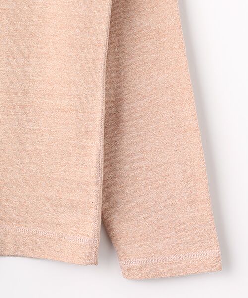 PAPAS / パパス Tシャツ | ラフィ吊り天竺 Papasロゴ クルーネック長袖Tシャツ | 詳細4