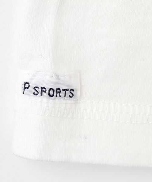 PAPAS / パパス Tシャツ | 40/2度詰天竺(反毛) トライアスロンモチーフ 長袖Tシャツ | 詳細4