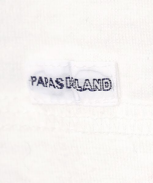 PAPAS / パパス Tシャツ | 40/2度詰天竺(反毛) トライアスロンモチーフ 長袖Tシャツ | 詳細5