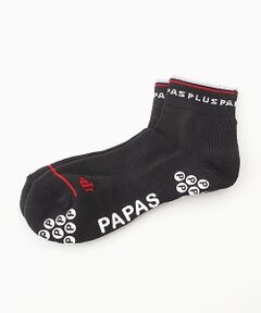 PAPAS / パパス ソックス | 底パイル ロゴジャガードソックス