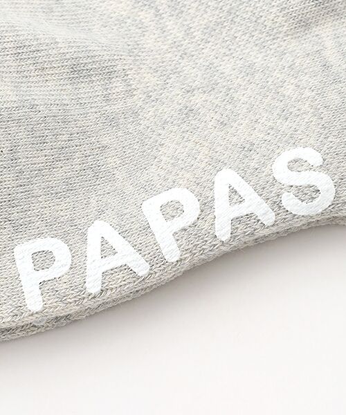 PAPAS / パパス ソックス | 底パイル ロゴジャガードソックス | 詳細3