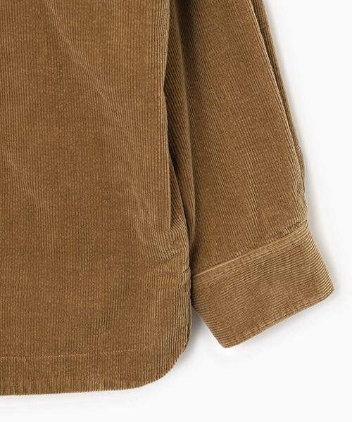 PAPAS / パパス ブルゾン | コットン/カシミヤ混ストレッチ 中コールブルゾン | 詳細3