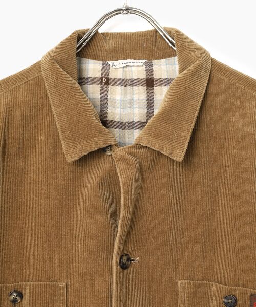 PAPAS / パパス ブルゾン | コットン/カシミヤ混ストレッチ 中コールブルゾン | 詳細4