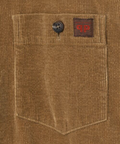 PAPAS / パパス ブルゾン | コットン/カシミヤ混ストレッチ 中コールブルゾン | 詳細6