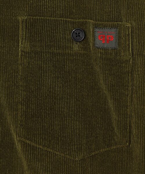 PAPAS / パパス ブルゾン | コットン/カシミヤ混ストレッチ 中コールブルゾン | 詳細7