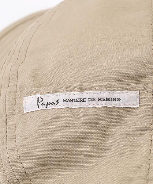 PAPAS / パパス ハット | モンサンミッシェルブッシュポプリン サファリハット | 詳細4