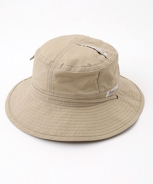 PAPAS / パパス ハット | モンサンミッシェルブッシュポプリン サファリハット（ベージュ）