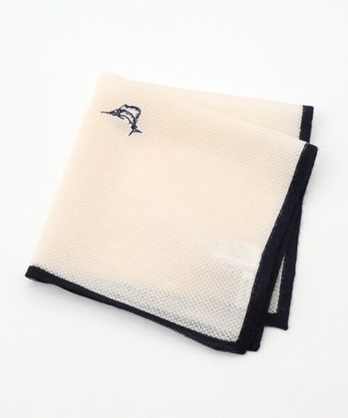 PAPAS / パパス その他小物 | <TOSCO>ラミートップMISTYラミー ポケットチーフ（アイボリー）