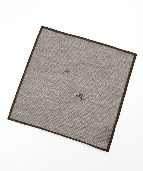 PAPAS / パパス その他小物 | <TOSCO>ラミートップMISTYラミー ポケットチーフ | 詳細1