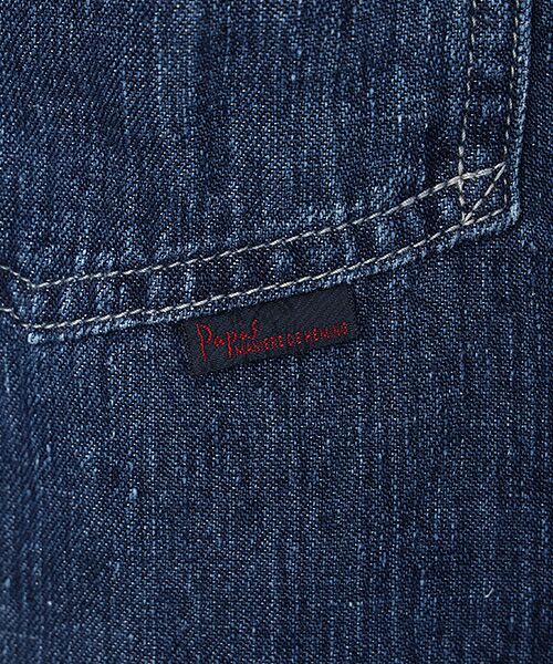 PAPAS / パパス ブルゾン | 10ozリネンデニム ショート丈ブルゾン | 詳細4