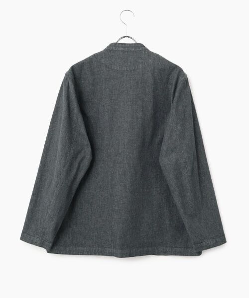 PAPAS / パパス ブルゾン | モンサンミッシェルデニムストレッチ チャイナブルゾン | 詳細1