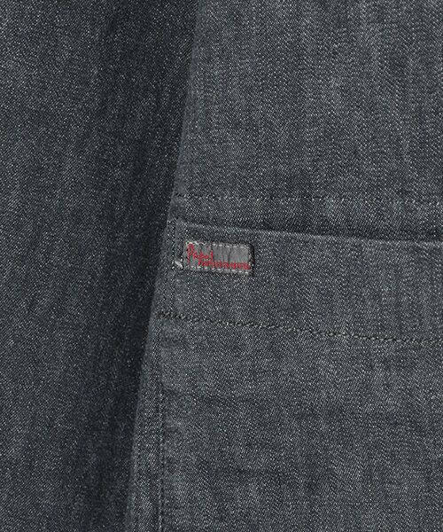 PAPAS / パパス ブルゾン | モンサンミッシェルデニムストレッチ チャイナブルゾン | 詳細5