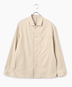 PAPAS / パパス ブルゾン | モンサンミッシェルデニムストレッチ カバーオール