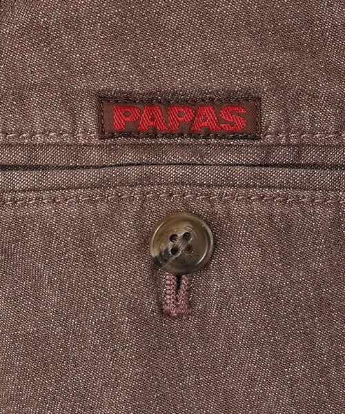 PAPAS / パパス デニムパンツ | モンサンミッシェルデニムストレッチ ノータックパンツ | 詳細5