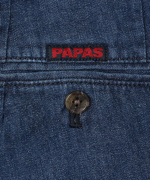 PAPAS / パパス デニムパンツ | モンサンミッシェルデニムストレッチ ノータックパンツ | 詳細6