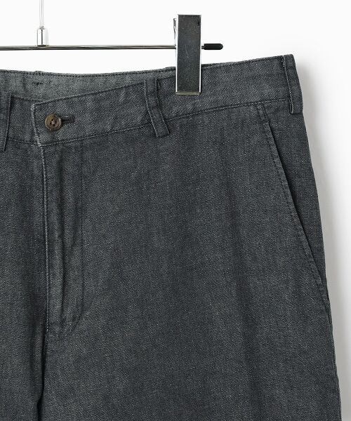 PAPAS / パパス デニムパンツ | モンサンミッシェルデニムストレッチ ノータックパンツ | 詳細8