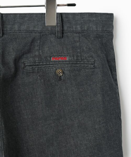 PAPAS / パパス デニムパンツ | モンサンミッシェルデニムストレッチ ノータックパンツ | 詳細10