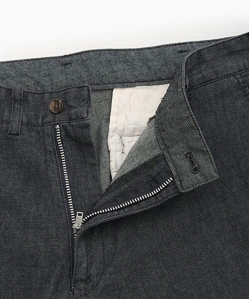 PAPAS / パパス デニムパンツ | モンサンミッシェルデニムストレッチ ノータックパンツ | 詳細11