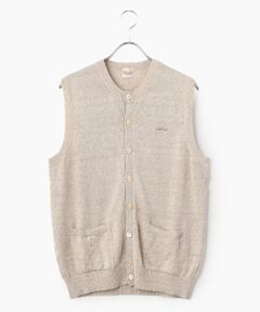 PAPAS / パパス ベスト | ユーロリネンウォッシャブル天竺10G ベスト