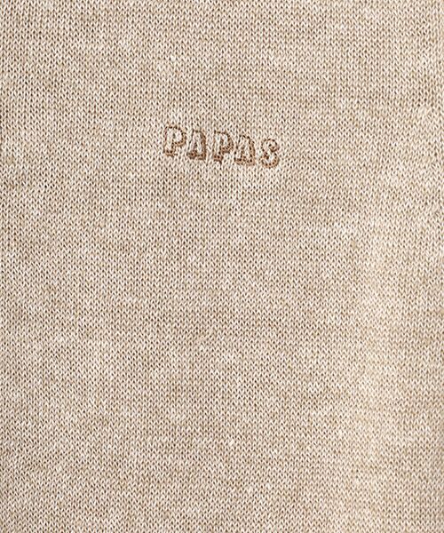 PAPAS / パパス ベスト | ユーロリネンウォッシャブル天竺10G ベスト | 詳細2