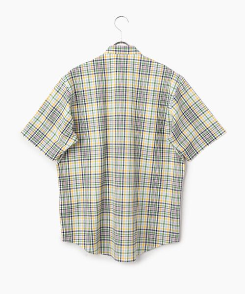 PAPAS / パパス シャツ・ブラウス | コットンローンチェック 半袖シャツ | 詳細1