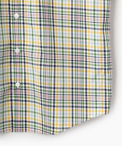 PAPAS / パパス シャツ・ブラウス | コットンローンチェック 半袖シャツ | 詳細3