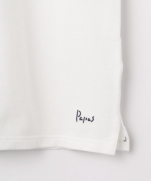 PAPAS / パパス ポロシャツ | 40/2鹿の子 スキッパーポロシャツ | 詳細3