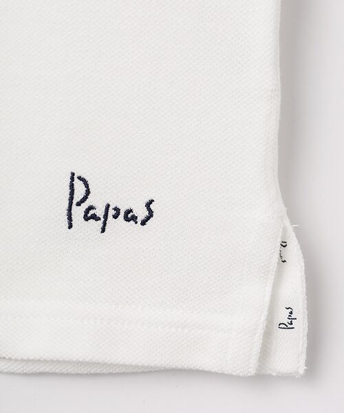 PAPAS / パパス ポロシャツ | 40/2鹿の子 スキッパーポロシャツ | 詳細4