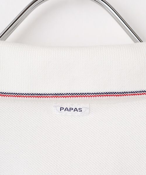 PAPAS / パパス ポロシャツ | 40/2鹿の子 スキッパーポロシャツ | 詳細5