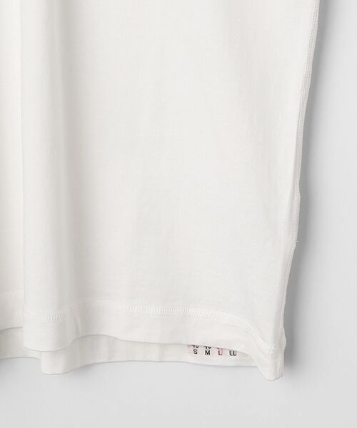 PAPAS / パパス Tシャツ | 40/2天竺 中白染め加工 半袖Tシャツ | 詳細3