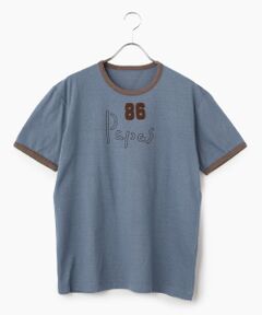 PAPAS / パパス Tシャツ | モンサンミッシェル＆ラフィー天竺 半袖Tシャツ