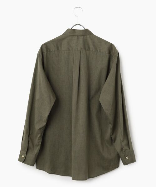 PAPAS / パパス シャツ・ブラウス | ポリエステル/麻 プルオーバーシャツ | 詳細2