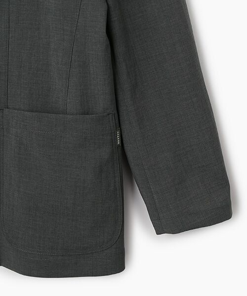 PAPAS / パパス テーラードジャケット | ポリエステルストレッチクロス ポケッタブル ジャケット | 詳細5