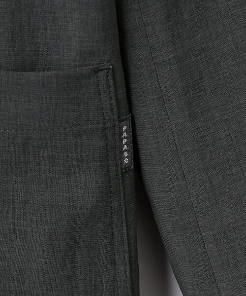 PAPAS / パパス テーラードジャケット | ポリエステルストレッチクロス ポケッタブル ジャケット | 詳細7